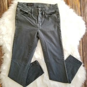 J.CREW Womens Gray Toothpick Skinny Jeans Sz 25